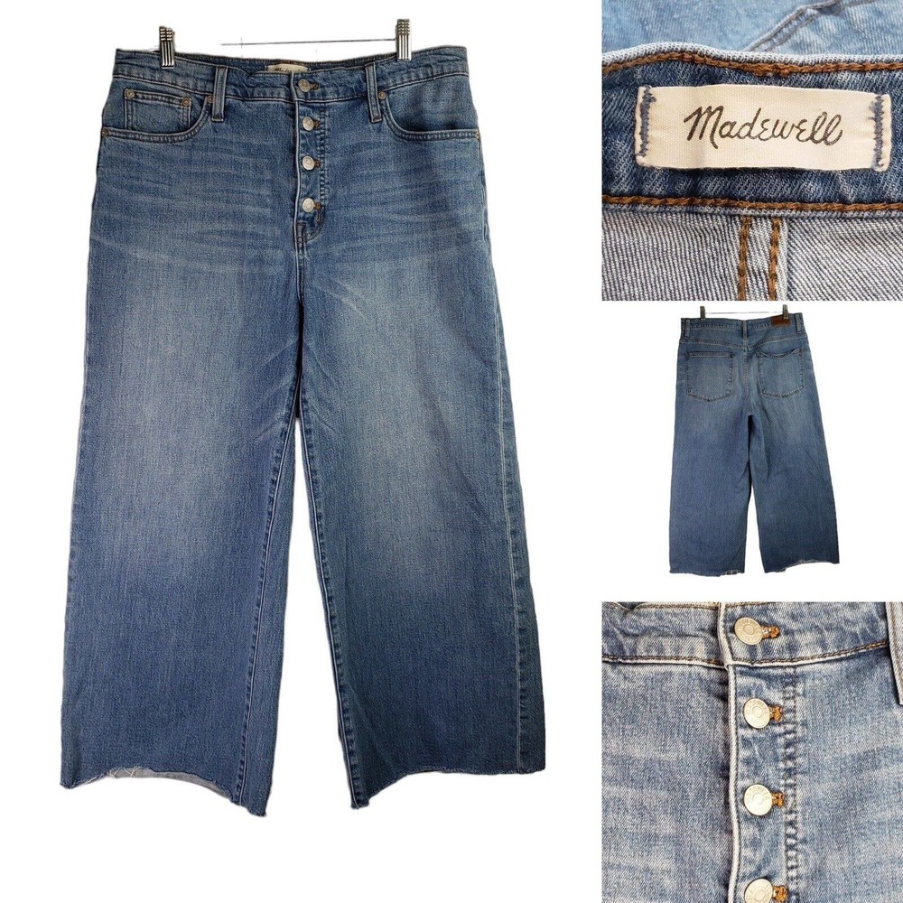 Madewell Blue Flare & Wide Leg Jeans